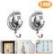 No drill suction cup hooks for bathroom 2 Pack Shower Towel Suction Hooks, Wall Mount Towel Holder, Silver
